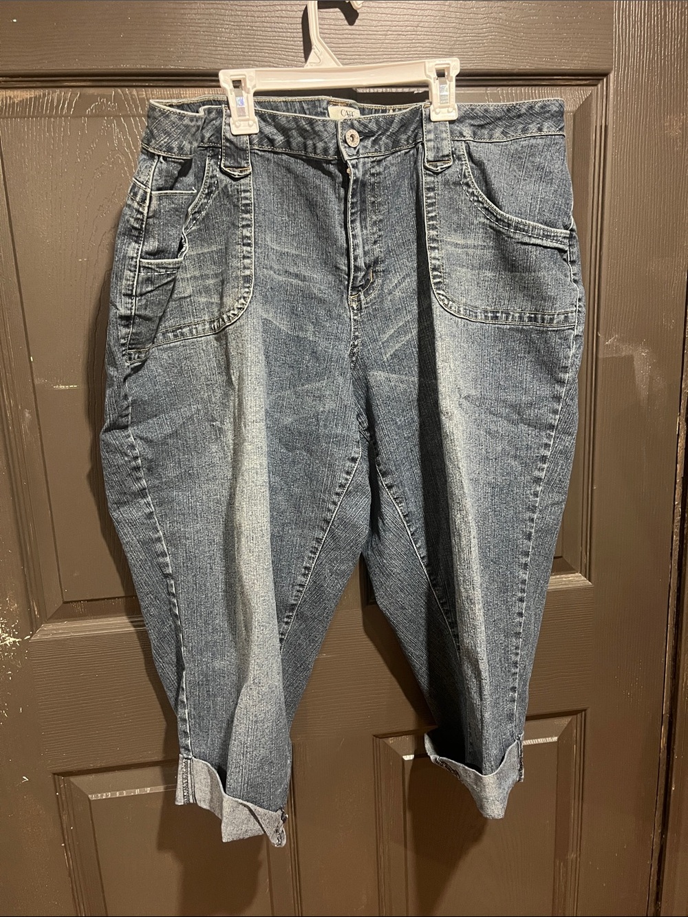 Cato Light-Blue Boyfriend Jeans with Rolled Cuffs